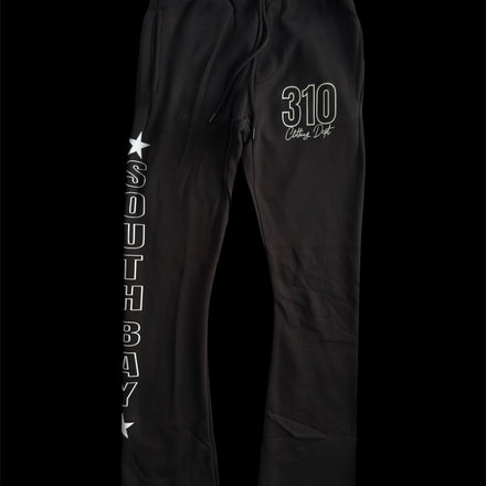 Black Stacked Pants
